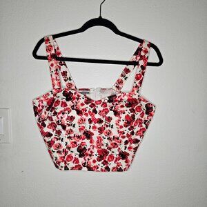NWT Charlotte Russe Floral Crop Top